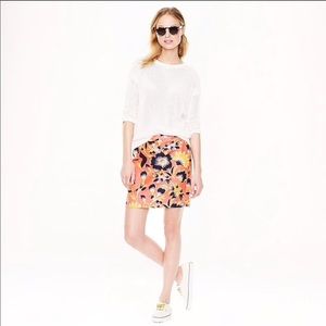 Fun floral J Crew mini skirt! NWOT